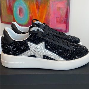 LOLA CRUZ Star Rhinestone Sneakers NEW!! Size 37